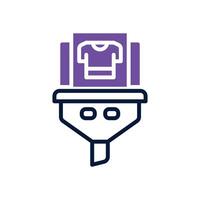 sale filter dual tone icon for your website, mobile, presentation, and logo design. vector