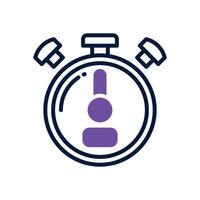 stopwatch dual tone icon for your website, mobile, presentation, and logo design. vector