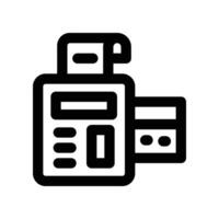 payment method line icon vector