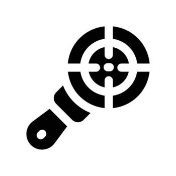 search solid icon vector