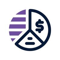 graphic dual tone icon vector