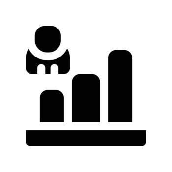 struggle solid icon vector