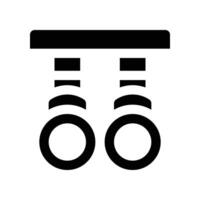 rings solid icon. icon for your website, mobile, presentation, and logo design. vector