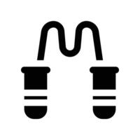 jumping rope solid icon. icon for your website, mobile, presentation, and logo design. vector