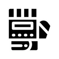 gym gloves solid icon. icon for your website, mobile, presentation, and logo design. vector
