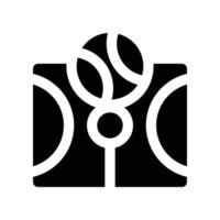 basketball field solid icon. icon for your website, mobile, presentation, and logo design. vector
