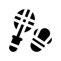 badminton solid icon. icon for your website, mobile, presentation, and logo design. vector