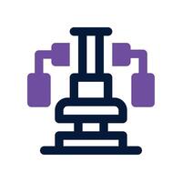 lifting dual tone icon. icon for your website, mobile, presentation, and logo design. vector