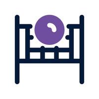 volley net dual tone icon. icon for your website, mobile, presentation, and logo design. vector