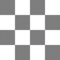 Check pattern - square - black and white square tiles with diagonal hatching, seamless repeatable pattern texture background vector
