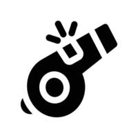whistle solid icon. icon for your website, mobile, presentation, and logo design. vector