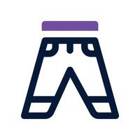 leggings dual tone icon. icon for your website, mobile, presentation, and logo design. vector