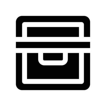 ventana sólido icono vector