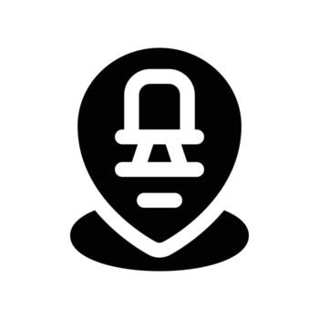 location solid icon vector