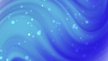 Abstract blue and turquoise gradient background animation with white dots video