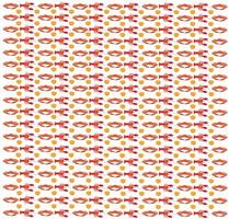 crab, lobster with fruit as a pattern background vector
