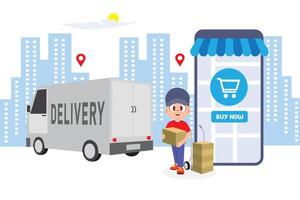 Your Destination for Swift Deliveries vector