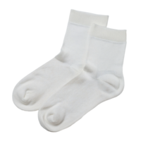 white ankle socks isolated background, minimalist design, soft and breathable fabric, essential fashion accessory for everyday wear, unisex comfortable socks for casual and formal use png