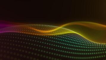 Golden Spectrum Multicolored Waves in Motion video