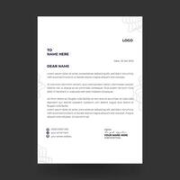 Letterhead Template design for your business or project. vector