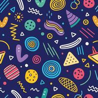 seamless pattern white background vector