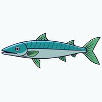 Abstract Fish Design with White Background vector