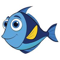 Fish Sketch with White Background for Logos vector