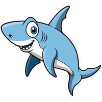 Hammerhead Shark Illustration on White Background vector