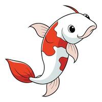 Koi Fish Drawing for Pond Design Concepts vector