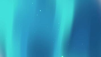 teal light streaks and tiny bright particles. video