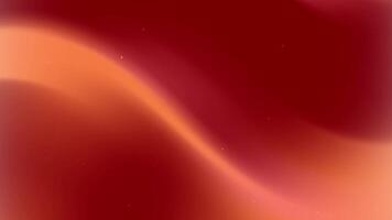 Red and orange shades blend smoothly creating abstract curves. video