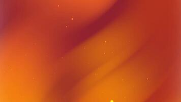 Orange gradient background features small bright points of light. video