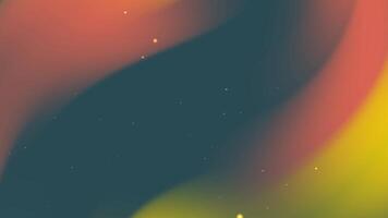 Abstract swirling gradients feature muted orange yellow and teal hues plus small lights. video