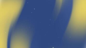 Blue yellow gradient background features tiny sparkling lights. video