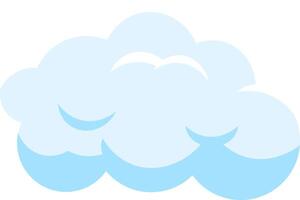 Light blue cloud floating gently in a clear sky, creating a serene atmosphere perfect for weather and meteorology related projects. Ideal for conveying tranquility and hope vector
