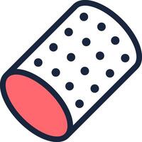Wine cork stopper featuring a dotted texture, sealing a bottle effectively, preventing oxidation and preserving the wine's quality, presented in an isometric view vector