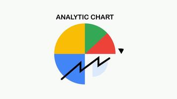 analytic chart with a circle and arrow pointing to the right video