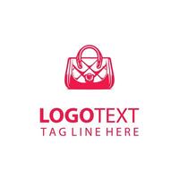 Carry handbag logo vector