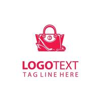Sleek Tote handbag logo vector