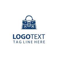Glam Clutch handbag logo vector