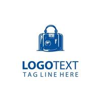 Luxe Carry handbag logo vector