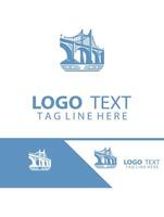 Serene Crossing bridge logo vector