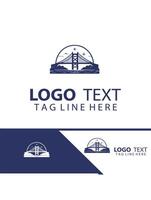 Sunflare Crossing bridge logo vector