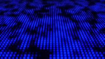 Electric Blue Abstract Neon Bokeh Background VJ Loop I 4K video