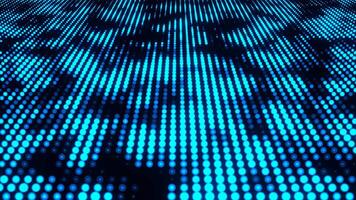 Blue Abstract Neon Bokeh Background VJ Loop I 4K video