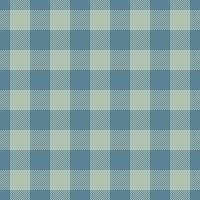 Eps check pattern , rural seamless textile plaid. Artwork texture tartan fabric background in cyan and ash gray colors. vector