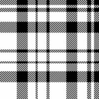 Black seamless texture pattern, podium check textile fabric. Rug background plaid tartan in white and black colors. vector