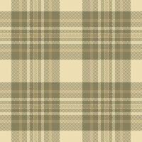 Holiday fabric texture plaid, tailor seamless tartan. Stitched check background textile pattern in light and yellow colors. vector