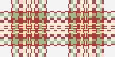 Popular background tartan texture, napkin pattern textile check. Woven plaid fabric seamless in white and red colors. vector