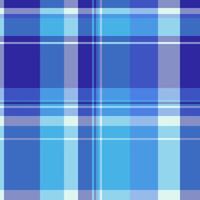 Valentine check seamless , tile texture background tartan. Daisy fabric plaid textile pattern in blue and cyan colors. vector
